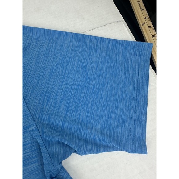 FootJoy FJ Polo Shirt Mens Large Blue Short Sleeve‎ Golf Performance - Picture 7 of 16